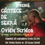 Cantece de Seara cu Ovidiu Scridon la Creanga de Aur