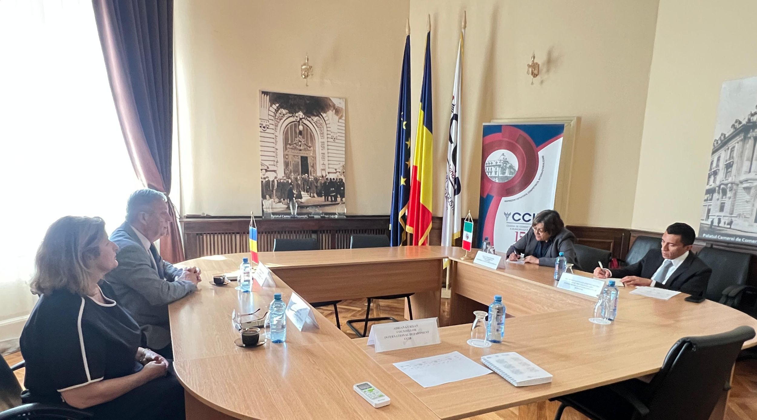 CCIB a primit vizita Ambasadorului Extraordinar &#537;i Plenipoten&#539;iar al Mexicului &icirc;n Rom&acirc;nia