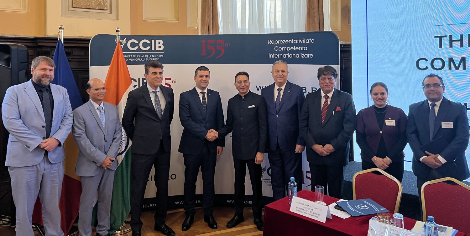 CCIB a semnat un Memorandum de &Icirc;n&#539;elegere cu Federa&#539;ia Camerelor Indiene de Comer&#539; &#537;i Industrie, &icirc;n marja celei de-a XIX-a sesiuni a Comisiei Mixte Interguvernamentale de Cooperare Economic&#259; Rom&acirc;nia-India