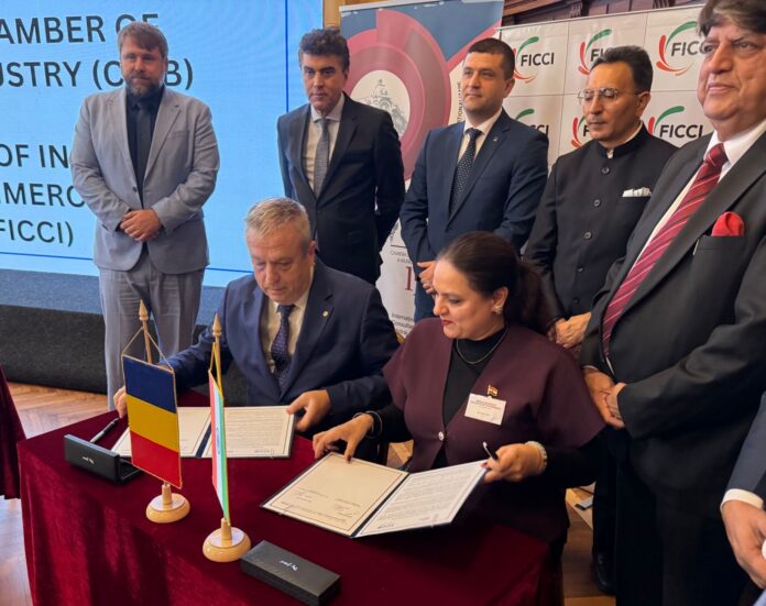 CCIB a semnat un Memorandum de &Icirc;n&#539;elegere cu Federa&#539;ia Camerelor Indiene de Comer&#539; &#537;i Industrie, &icirc;n marja celei de-a XIX-a sesiuni a Comisiei Mixte Interguvernamentale de Cooperare Economic&#259; Rom&acirc;nia-India