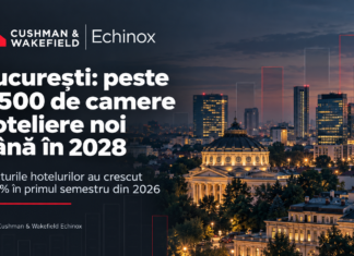 Cushman & Wakefield Echinox: Peste 1.500 de camere hoteliere noi în București până în 2028, pe fondul creșterii veniturilor din turism